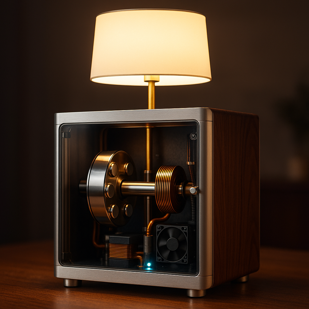 MagnaLuxe console with illuminated rotor