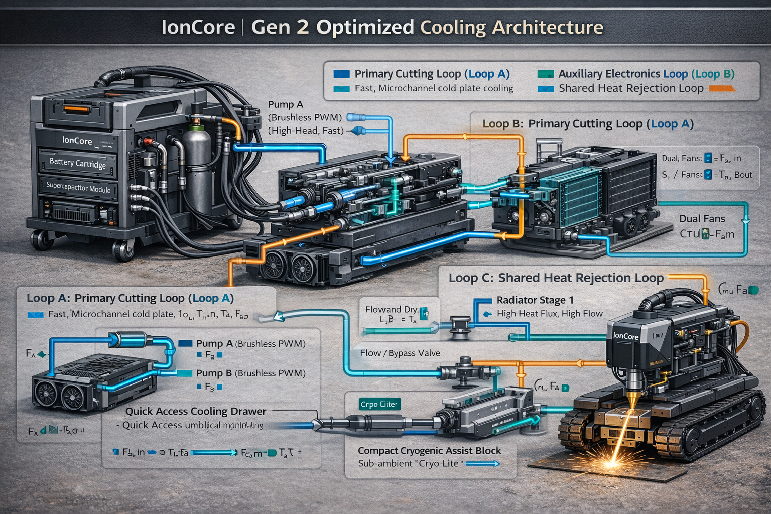 IonCore FiberCut laser platform detail view