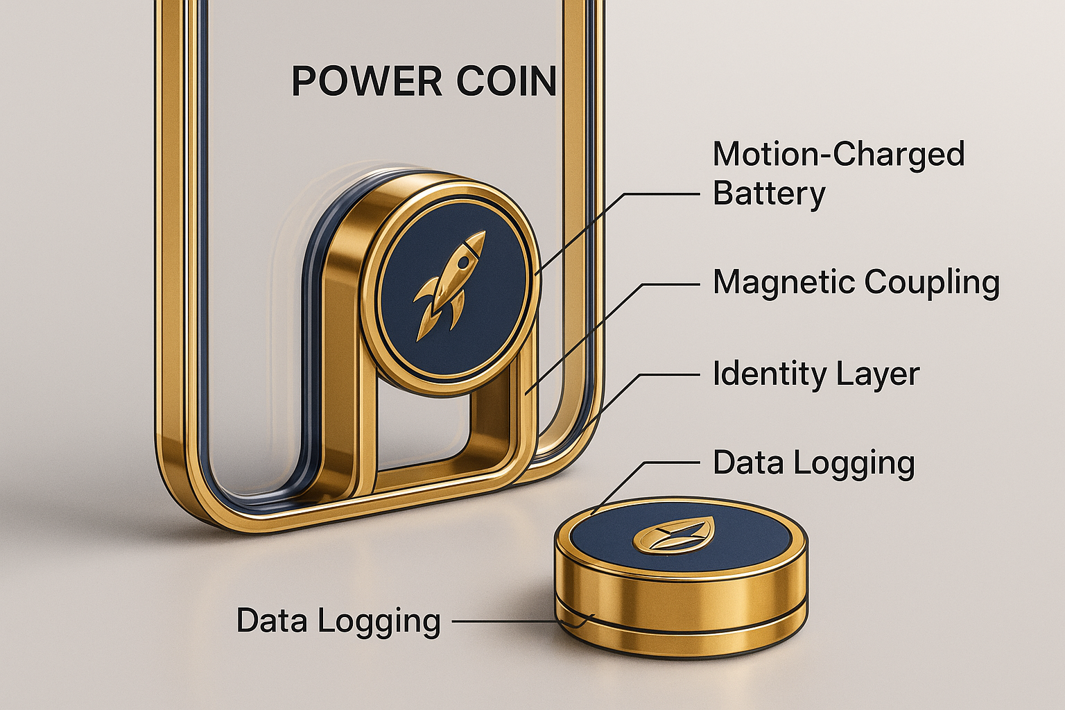 Power Coin and charger